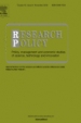 Social innovation research : an emerging area of innovation studies?